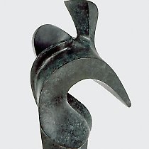 Danseur, sculpture contemporaine de Marion Bürkle, bronze patiné 37 cm